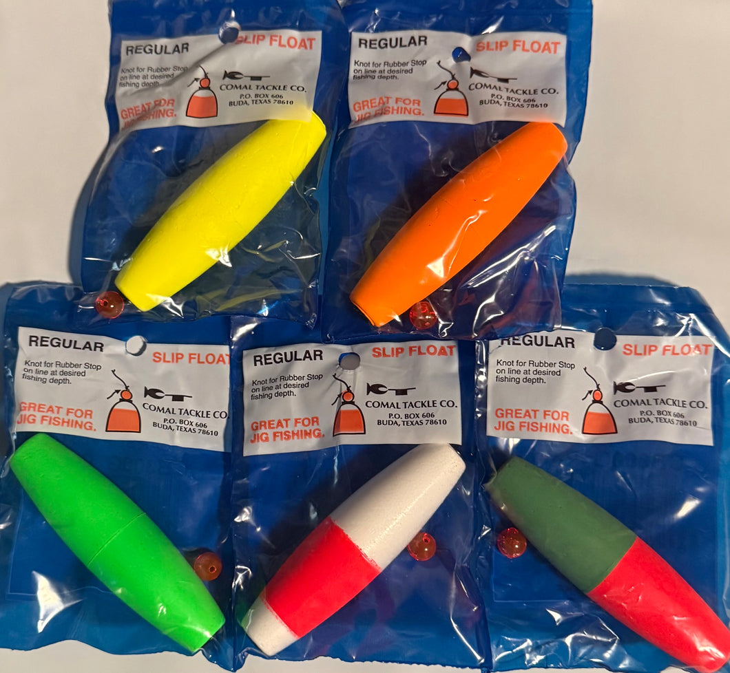 Comal Tackle Cigar Slip Bobbers w/ Bead Qty. of 10