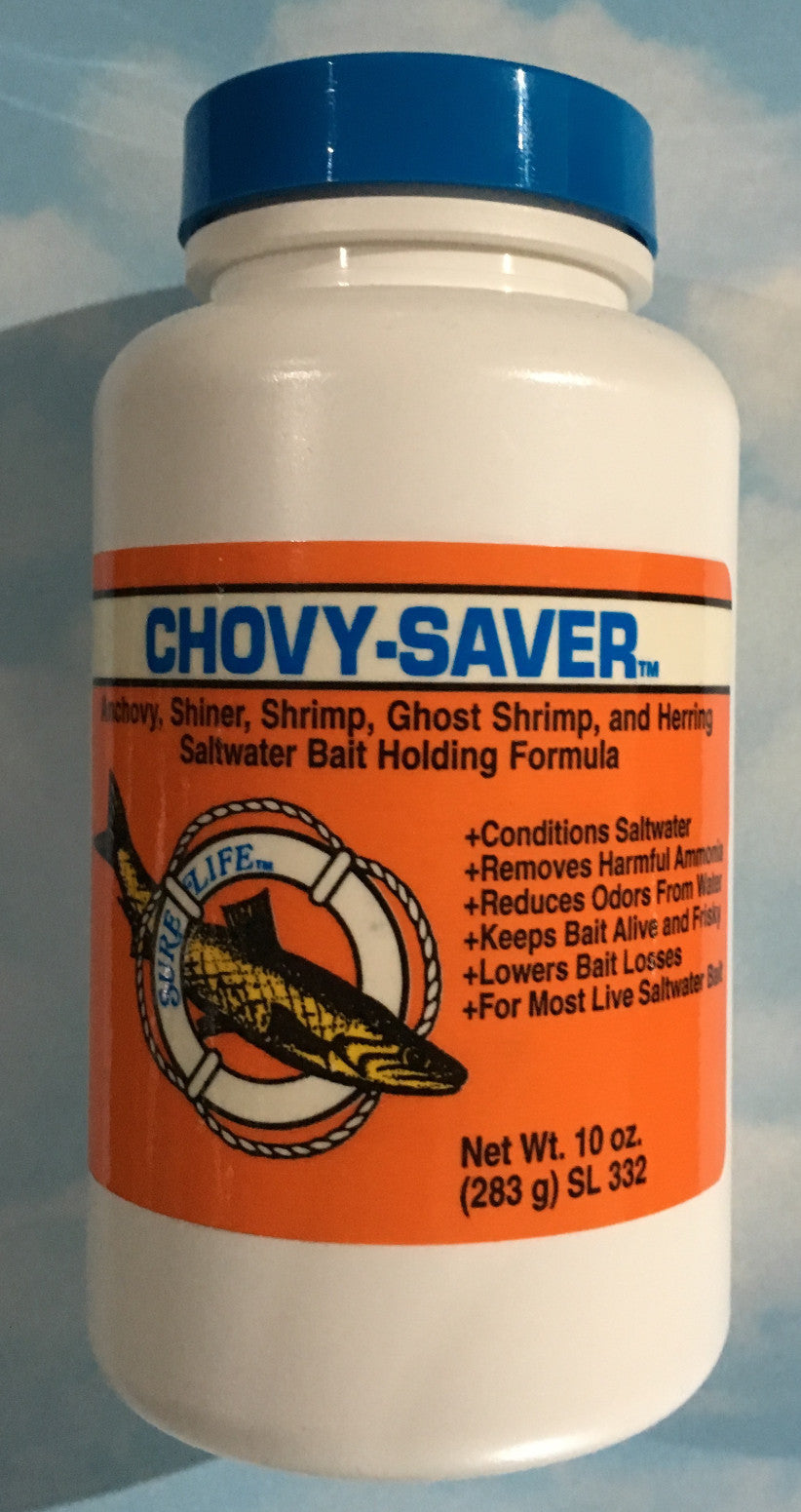 CHOVY SAVER Saltwater Bait Holding Formula by Sure Life – Fishing Products  and More