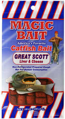 Magic Bait Whopper Shad Catfish Dough Bait, 10 oz