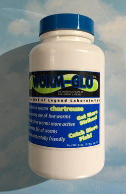Worm Glo - Turns live worms chartreuse by Legend Laboratories and Sure Life