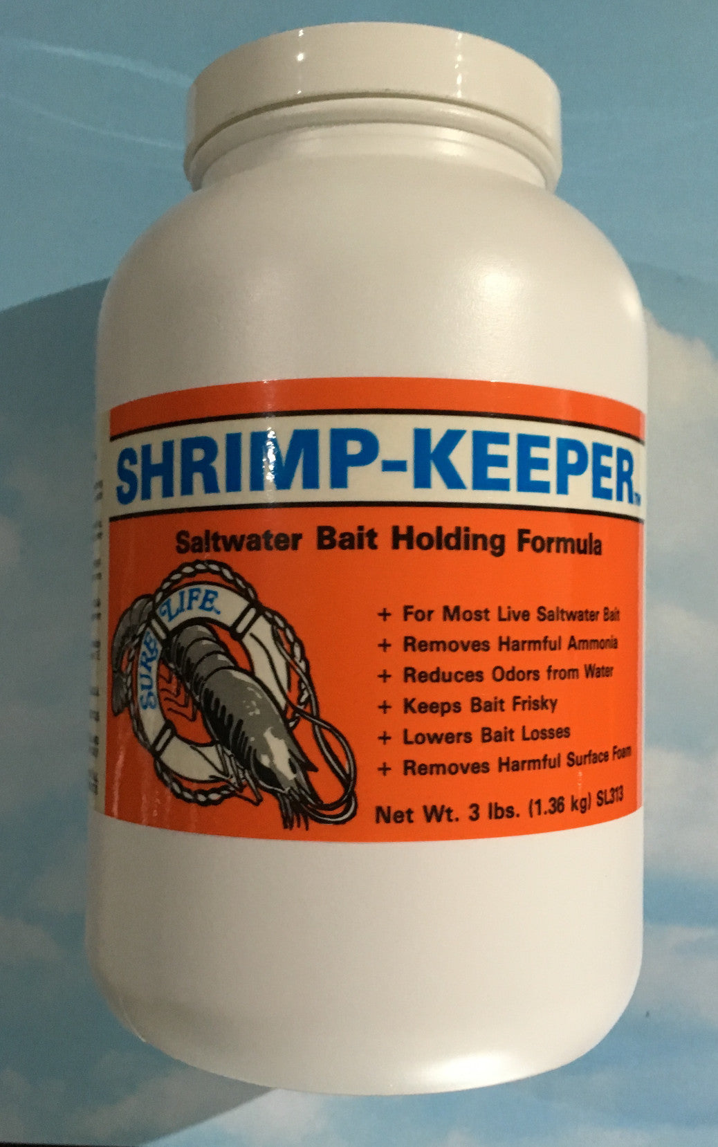 Shrimp Keeper - Saltwater Bait Holding Formula by Sure Life – Fishing  Products and More