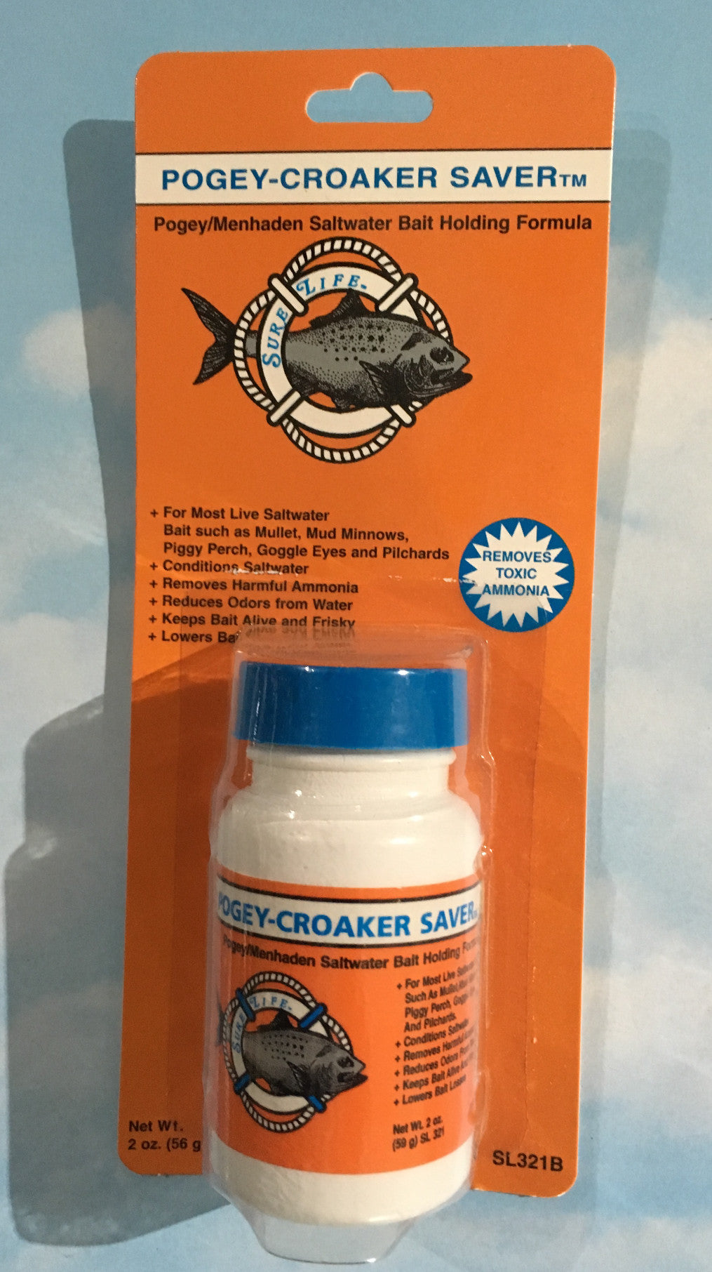Pogey Saver - Pogey Croaker Saltwater Bait Holding Formula by Sure Lif –  Fishing Products and More